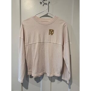 Kids Walt Disney World Spirit Jersey Est 1971 Long Sleeve Shirt XL Pink Glitter